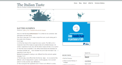 Desktop Screenshot of blog-en.theitaliantaste.com